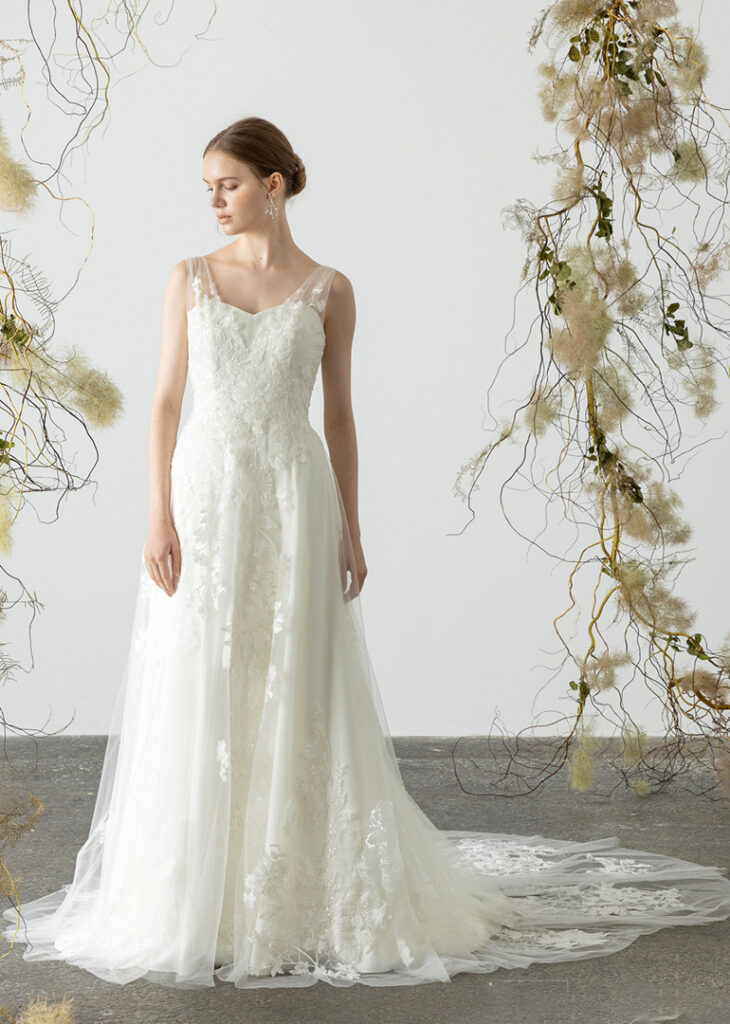 シンプルがおしゃれ!エフォートレスなウェディングスタイル その2